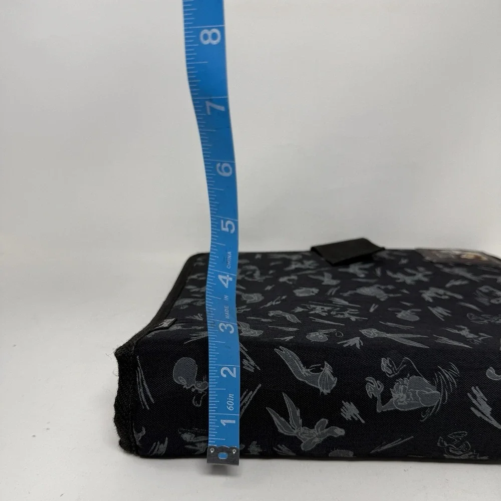 Vintage 1997 Stuart Hall Looney Tunes Blues School Strap Binder, Black